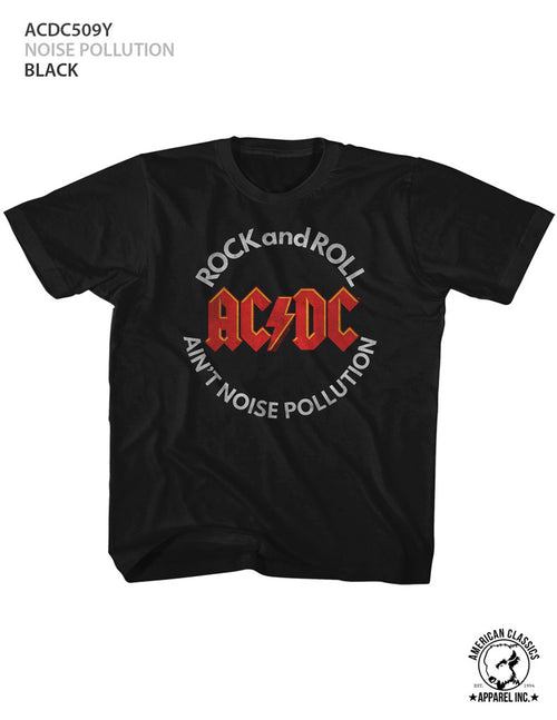 AC/DC Special Order Noise Pollution Youth S/S T-Shirt