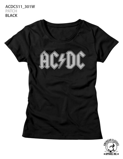 AC/DC Patch Ladies Short-Sleeve T-Shirt