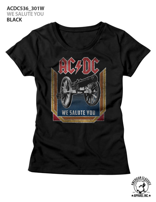 AC/DC Special Order We Salute You Ladies S/S T-Shirt