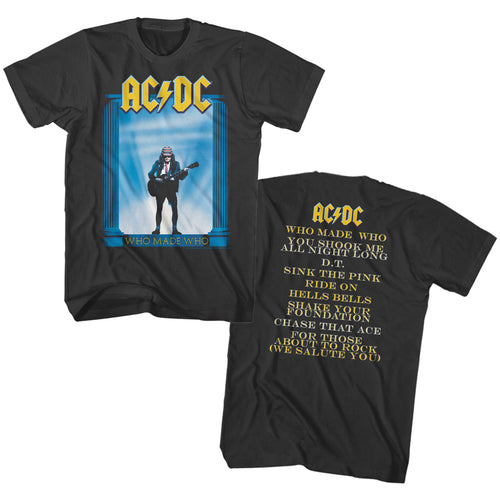 AC/DC Who Made Who Album Adult Short-Sleeve T-Shirt
