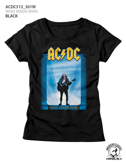 AC/DC Who Made Who Ladies Short-Sleeve T-Shirt