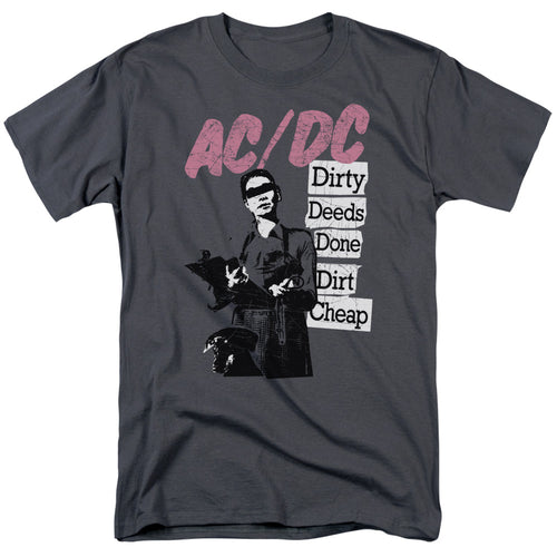 AC/DC Special Order Dirty Deeds Men's 18/1 100% Cotton Short-Sleeve T-Shirt