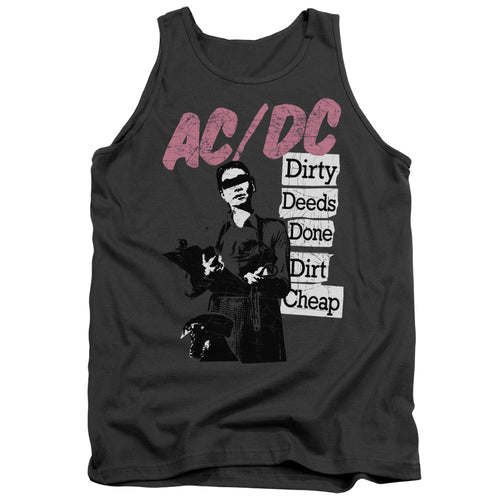 AC/DC Dirty Deeds Men's 18/1 100% Cotton Tank Top