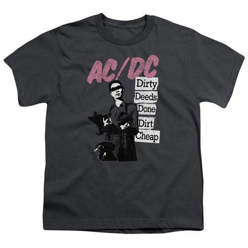 AC/DC Special Order Dirty Deeds Youth 18/1 100% Cotton Short-Sleeve T-Shirt