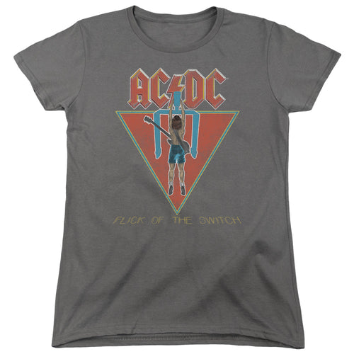 AC/DC Special Order Flick Of The Switch Women's 18/1 100% Cotton Short-Sleeve T-Shirt