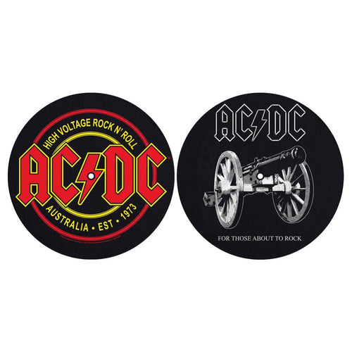 AC/DC For Those About To Rock/High Voltage Turntable Slipmat Set