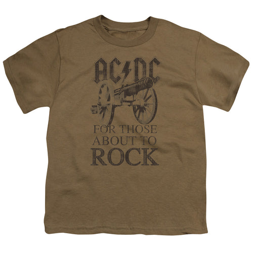 AC/DC For Those About To Rock Youth 18/1 100% Cotton Short-Sleeve T-Shirt