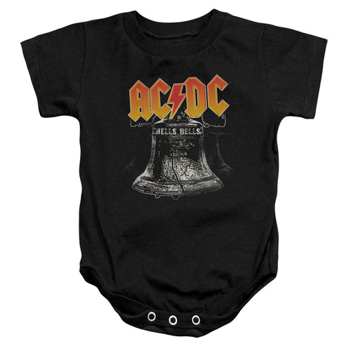 AC/DC Special Order Hell's Bells Infant's 100% Cotton Short-Sleeve Snapsuit