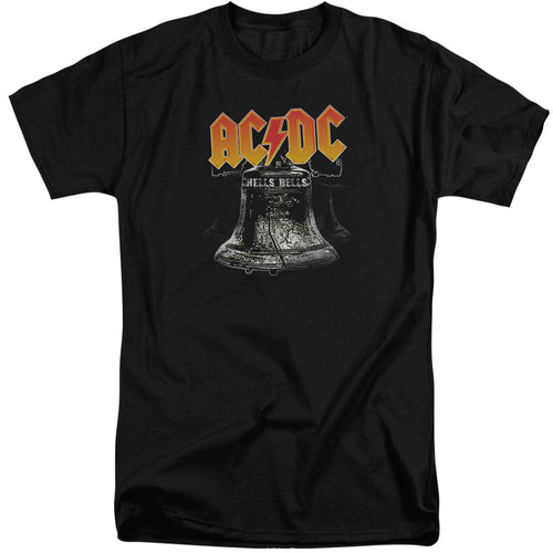 AC/DC Special Order Hell's Bells Men's 18/1 Tall 100% Cotton Short-Sleeve T-Shirt