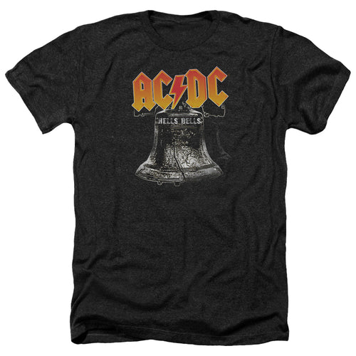 AC/DC Special Order Hell's Bells Men's 30/1 Heather 60% Cotton 40% Poly Short-Sleeve T-Shirt