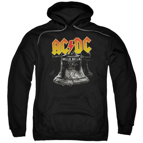 AC/DC Hell's Bells Men's Pull-Over 75% Cotton 25% Poly Hoodie