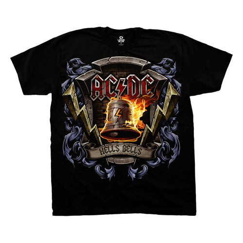 AC/DC Hells Bells Shield Standard Short-Sleeve T-Shirt