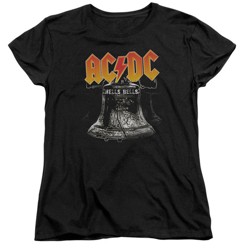 AC/DC Special Order Hell's Bells Women's 18/1 100% Cotton Short-Sleeve T-Shirt