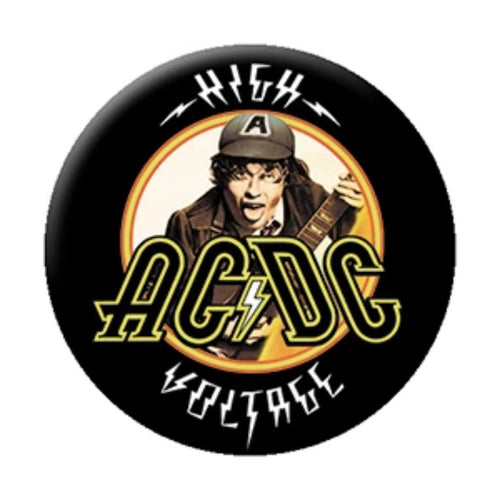AC/DC High Voltage 1.25 Inch Button