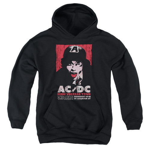 AC/DC Special Order High Voltage Live 1975 Youth 50% Cotton 50% Poly Pull-Over Hoodie