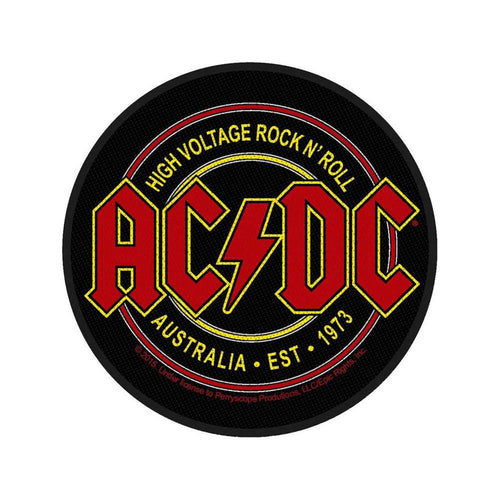 AC/DC High Voltage Rock N Roll Standard Woven Patch