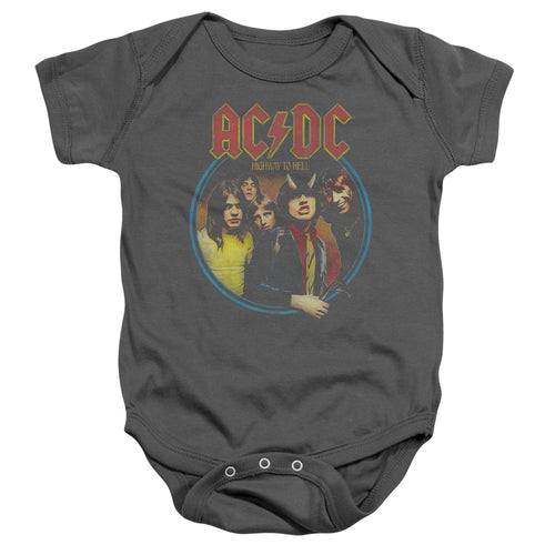 AC/DC Special Order Highway To Hell Infant's 100% Cotton Short-Sleeve Snapsuit