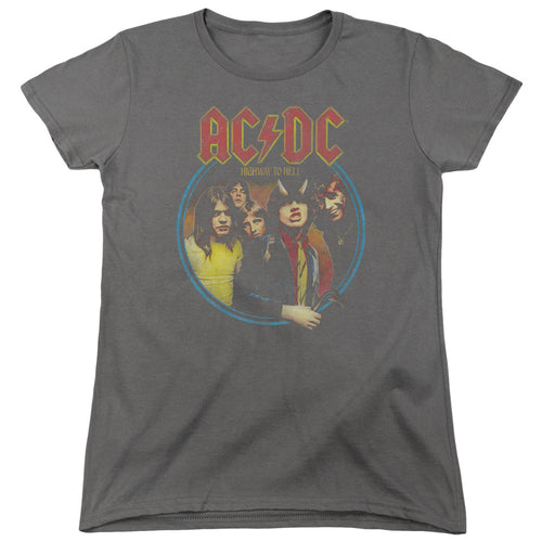 AC/DC Highway To Hell Women's 18/1 100% Cotton Short-Sleeve T-Shirt