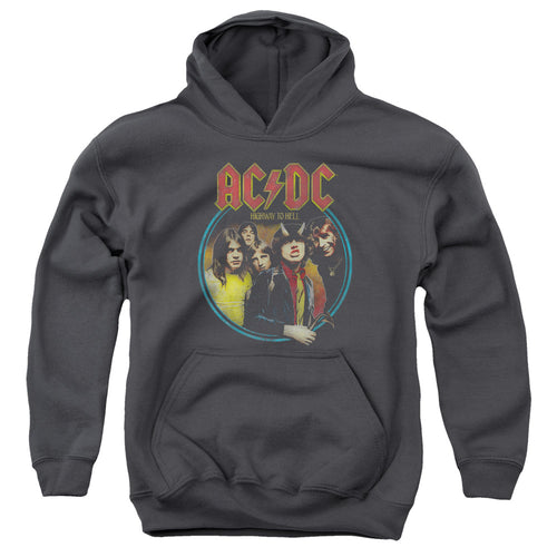 AC/DC Highway To Hell Youth 50% Cotton 50% Poly Pull-Over Hoodie