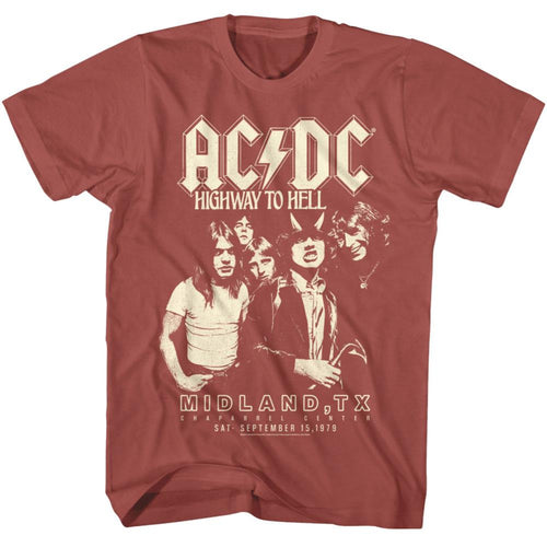 AC/DC Hth Texas Adult Short-Sleeve T-Shirt