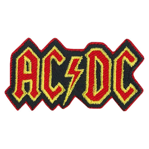 AC/DC Logo 2 Inch Lapel Patchpin