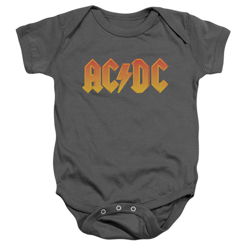 AC/DC Special Order Logo Infant's 100% Cotton Short-Sleeve Snapsuit