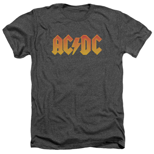 AC/DC Special Order Logo Men's 30/1 Heather 60% Cotton 40% Poly Short-Sleeve T-Shirt