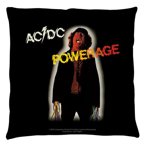 AC/DC Powerage Cover Throw Pillow