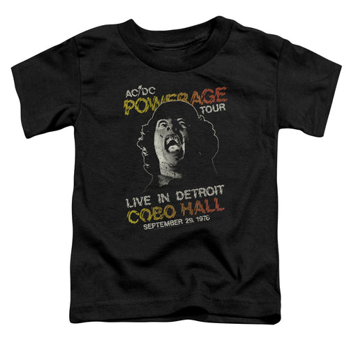 AC/DC Special Order Powerage Tour Toddler 18/1 100% Cotton Short-Sleeve T-Shirt