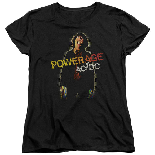 AC/DC Special Order Powerage Women's 18/1 100% Cotton Short-Sleeve T-Shirt