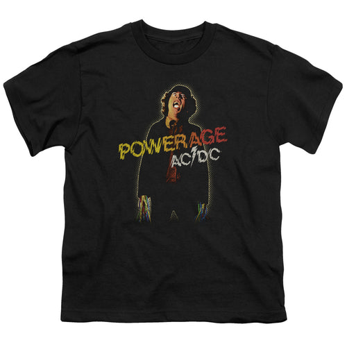 AC/DC Powerage Youth 18/1 100% Cotton Short-Sleeve T-Shirt