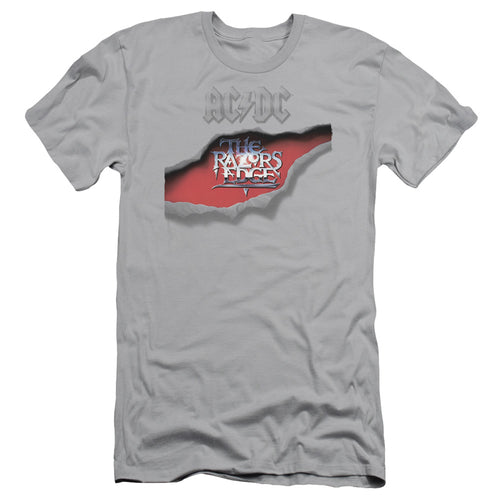 AC/DC Special Order Razor's Edge Men's 30/1 100% Cotton Slim Fit Short-Sleeve T-Shirt