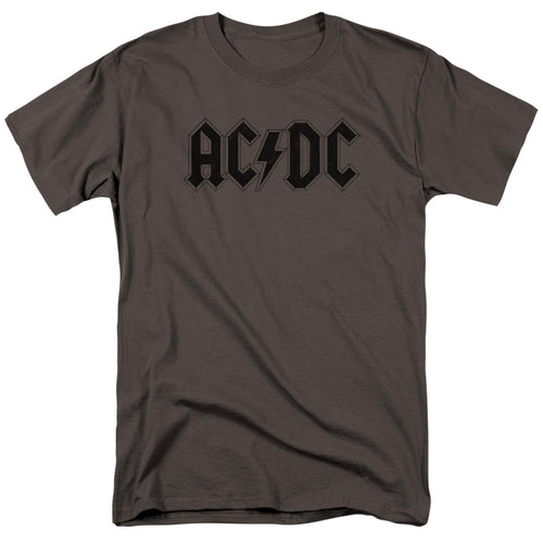 AC/DC Worn Logo Men's 18/1 100% Cotton Short-Sleeve T-Shirt