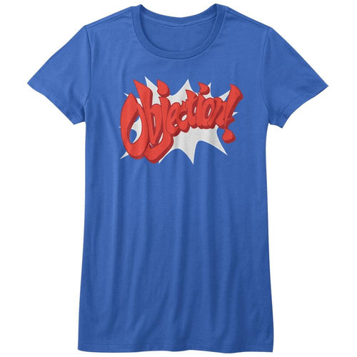 Ace Attorney Special Order Objection! Juniors S/S T-Shirt