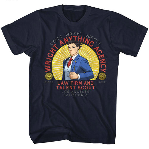 Ace Attorney Special Order Wright Anything Adult S/S T-Shirt