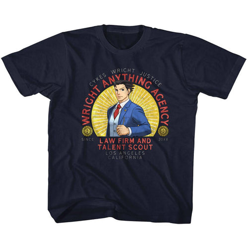 Ace Attorney Special Order Wright Anything Youth S/S T-Shirt