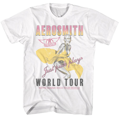 Aerosmith Aerosmith Just Push Play Adult Short-Sleeve T-Shirt