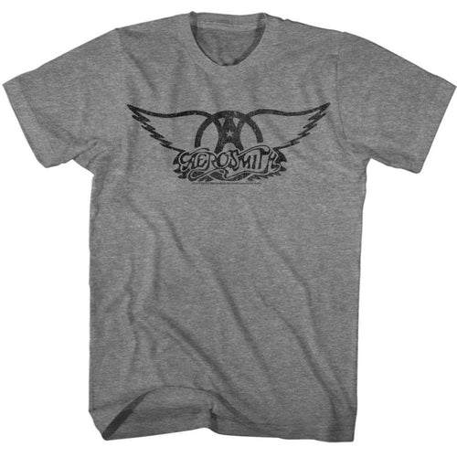 Aerosmith Black Logo Adult Short-Sleeve T-Shirt