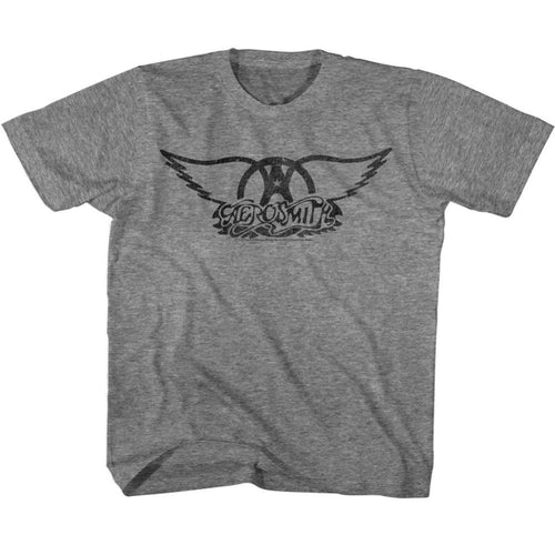 Aerosmith Black Logo Youth Short-Sleeve T-Shirt