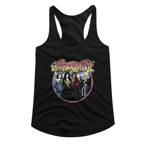 Aerosmith Ze Bad Print Ladies Racerback T-Shirt