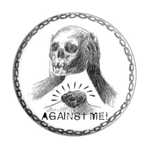Against Me! Skull Button