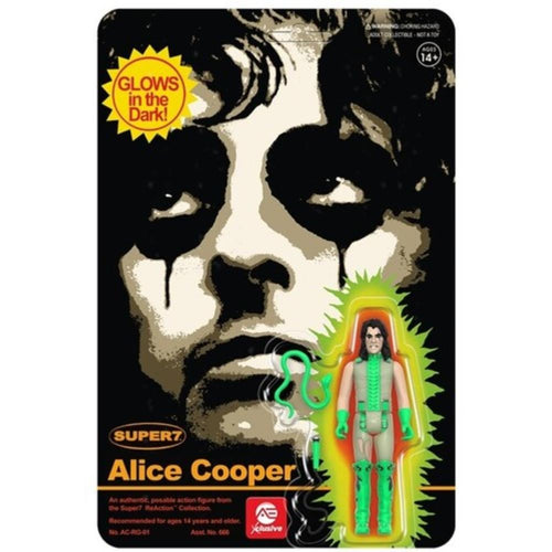 Alice Cooper - Alice Cooper Reaction Figure - Glow (Ae Xclusive)