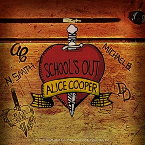 Alice Cooper School's Out Album Sticker