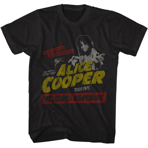 Alice Cooper Special Order Alice Cooper WTMN Tour 1975 Adult Short-Sleeve T-Shirt