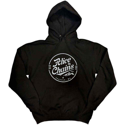 Alice In Chains Circle Emblem Unisex Pullover Hoodie