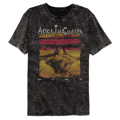 Alice In Chains Dirt Album Art Adult Short-Sleeve Mineral Wash T-Shirt