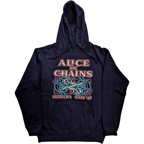 Alice In Chains Totem Fish Unisex Pullover Hoodie