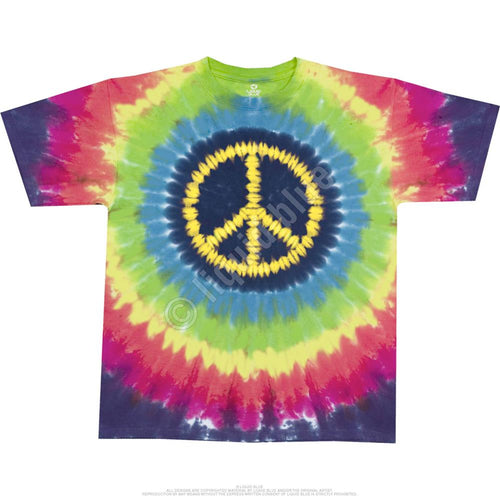 Americana Hippie Peace Tie-Dye T-Shirt