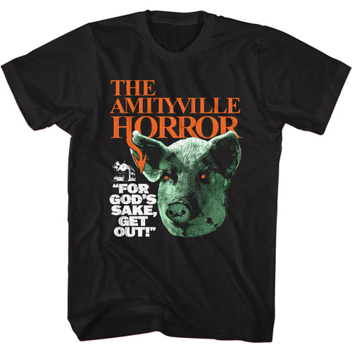 Amityville Horror Special Order Pig Head Adult Short-Sleeve T-Shirt