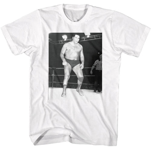 Andre The Giant Andre BW Adult Short-Sleeve T-Shirts